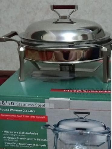 Termoslar: Rəng - Gümüşü, Yəmək üçün termos, Paslanmayan polad — 1