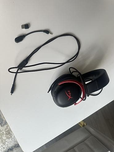 Аудиотехника: Б/у Проводные Наушники, HyperX, цвет - Черный — 2
