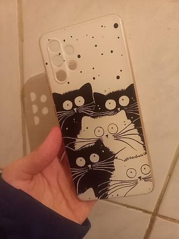 samsung note 10 pro: Telefon üçün yumşaq silikon örtük – pişik temalı dizayn - Material — 2