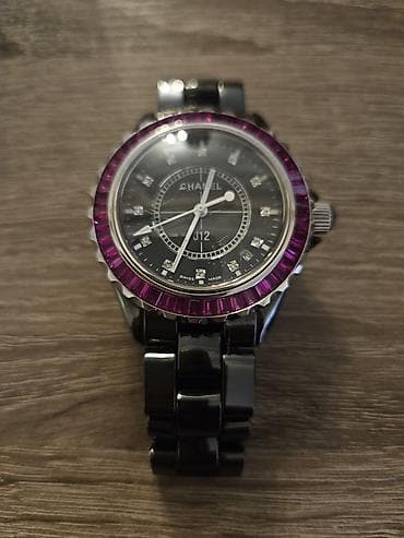 Б/у, Наручные часы, Chanel, цвет - Черный — 1