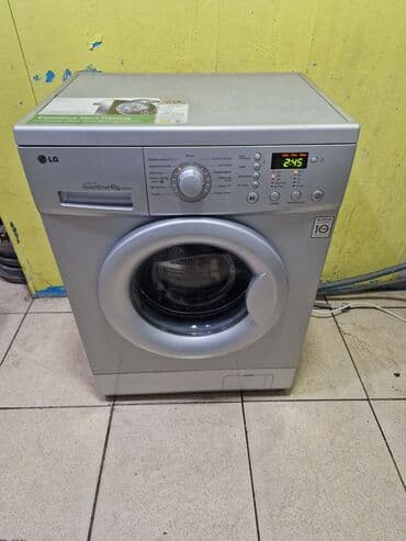 купить стиральную машину бу: Paltaryuyan maşın LG, 6 kq, İşlənmiş, Avtomat, Qurutma var, Kredit yoxdur, Ödənişli çatdırılma — 2
