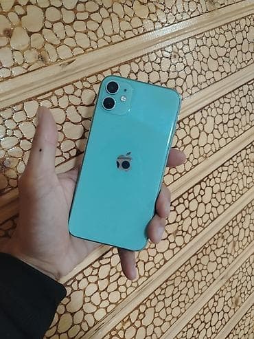 iphone pro max 13 dubai: IPhone 11, 64 GB, Göy, Simsiz şarj, Face ID, Sənədlərlə — 5