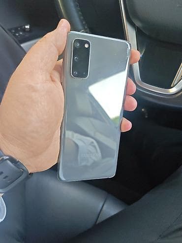 Samsung Galaxy S20, 128 GB, rəng - Gümüşü, Qırıq