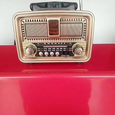 nintendo switch купить: Retro üslublu portativ radio/musiqi pleyeri - Klassik dizaynlı — 2