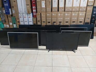 smart tv 82: 80 manatdan basliyan sadə TVler SAMSUNG lg Sony shivaki 82 ekran — 1