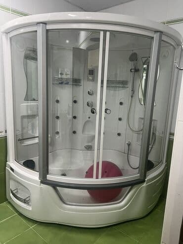 kompakt kabin: Hidromassajlı duş kabinəsi – çoxfunksiyalı SPA künc modeli - — 1