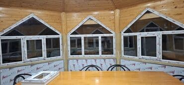 plastik pəncərə setka: Yeni İkiqat şüşə paketi Plastik pəncərə, Еni: 2 sm, Uzunluğu: 5 sm, Ödənişli quraşdırma — 30