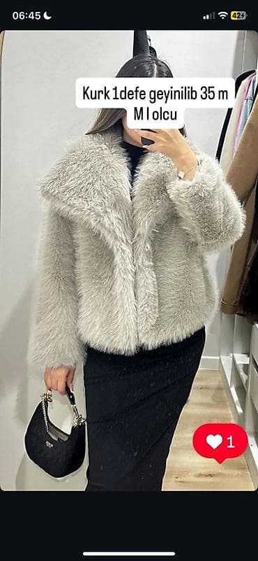 reqs geyimi: Kürk, rəng - Boz — 1
