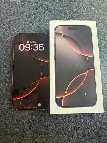 Elektronika: IPhone 16 Pro, 128 GB, Desert Titanium, Barmaq izi, Face ID — 5