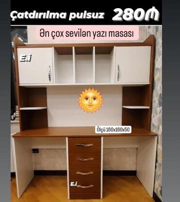 kuxna stol: Yazı masası, Yeni, Dördbucaq masa — 1