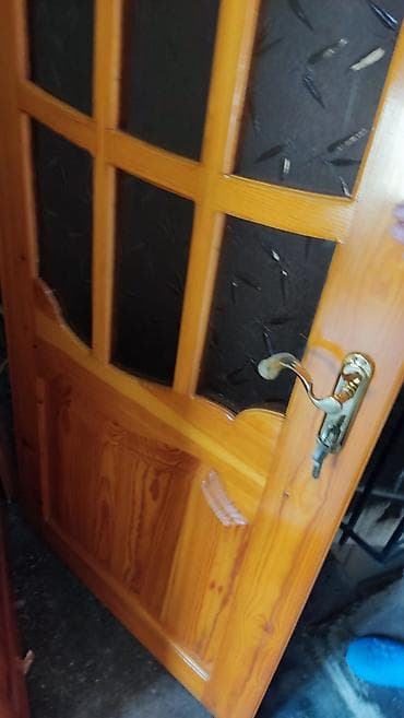 2107 qapi: İşlənmiş Otaq qapısı 80x200 sm Zamok ilə, Ünvandan götürmə — 2