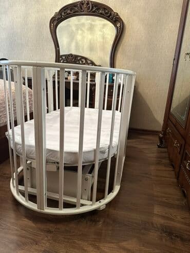 деталировка мебели: Oğlan və qız üçün, Yeni, Beşik, Matras ilə, Yellənmə mexanizmsiz — 2