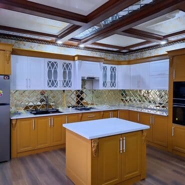 Sifarişlə mətbəx dəsti, Özü çəkən petlələr, MDF, Kredit yoxdur, Pulsuz çatdırılma