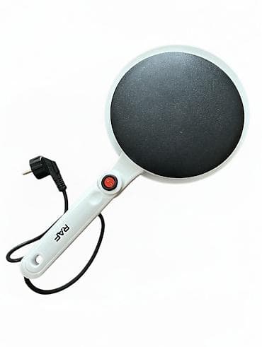 Elektrik krep/pancake tavası – RAF Dairəvi, yapışmayan örtüklü