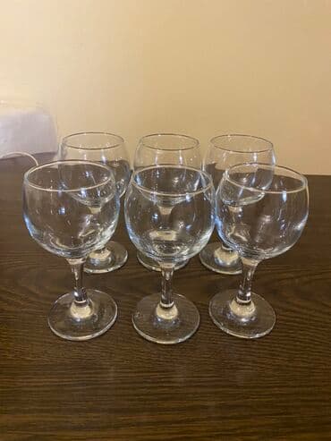 Təmir və tikinti: Qədəhlər, Şüşə, 6 ədədli dəst — 8