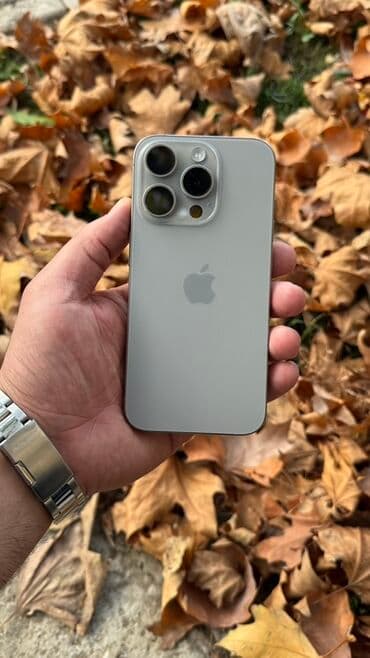 ıphone 7: IPhone 15 Pro, Natural Titanium, Simsiz şarj — 1
