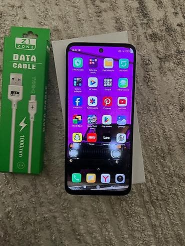 mi max 3: Redmi 12, 128 GB, rəng - Boz, Barmaq izi, Face ID — 2