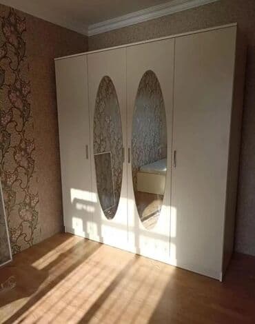ışkaf: Yeni, Açılan, 4 qapılı Düz dolab, Qarderob, paltar dolabı — 4