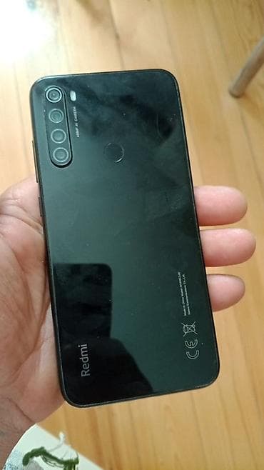 irşad telefonlar: Redmi Note 8 (2021), 64 GB, rəng - Qara, Barmaq izi — 4
