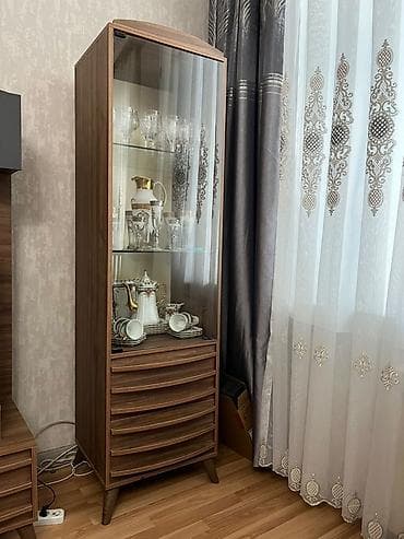 Qonaq otağı üçün mebel dəsti - Material: ağac teksturalı — 3