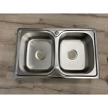 Moyka 2 gozlu yenidir ! Sifon uzerinde verilir ! Razmer 78x48 e !