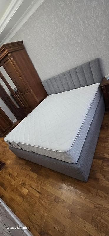 İkinəfərlik çarpayı, Matras ilə, Siyirməsiz