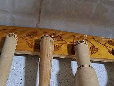 ezme: Комплект скалок из чистого дерева для теста и т.д. Российского — 2