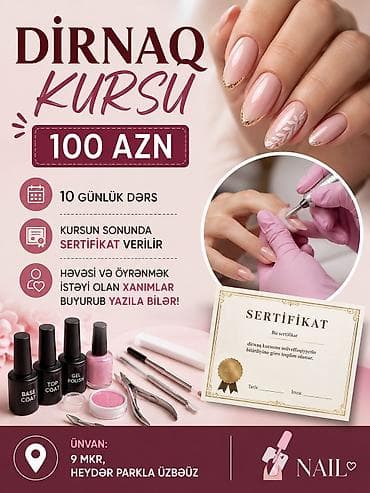 Manikür, pedikür kursu, Diplom, sertifikat