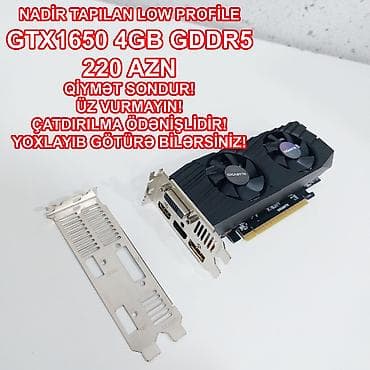Nadir tapılan LOW Pfofile GTX1650 4GB – İdeal və qızmayan