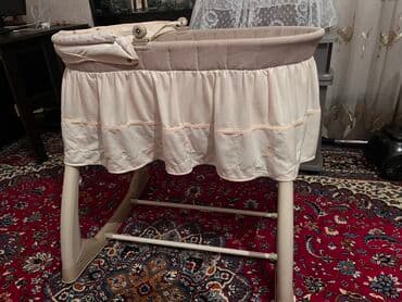 yeni doğulmuş uşaq üçün hədiyyə: Oğlan və qız üçün, Yumru, Beşik, Dəst ilə, Yellənmə mexanizm ilə — 2