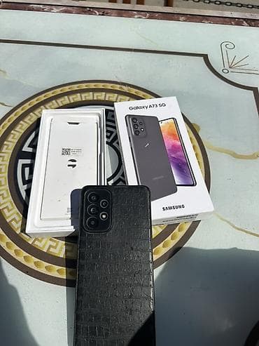 samsung soyuducu: Samsung Galaxy A73 5G, 128 GB, rəng - Boz, İki sim kartlı — 2