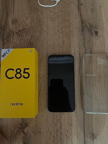 Realme 128 GB, rəng - Qara, Barmaq izi, İki sim kartlı, Face ID — 1