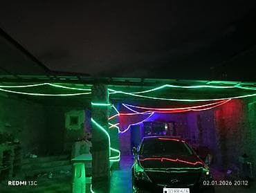 bakida hava saatliq: Göy,qırmızı,yaşıl rənge lent işıq.50 metrdi — 2