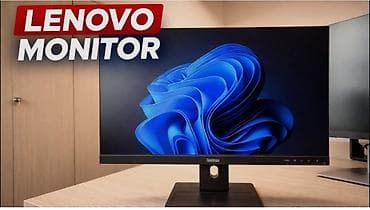 ikinci el printer: Lenovo ThinkVision E27-40 (64BDGAT4EU) monitor - Ekran: 27" 2.5K IPS — 1