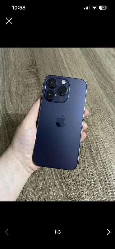 iphon 14 pro: IPhone 14 Pro, 256 GB, Deep Purple, Face ID — 2