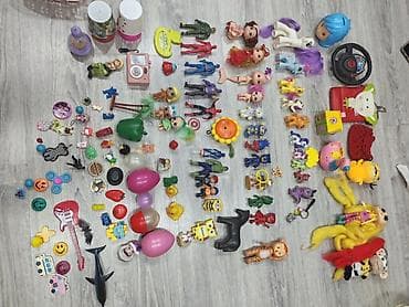 комплект: Uşaq oyuncaqları qarışıq dəst - Müxtəlif fiqurlar və miniatürlər — 1