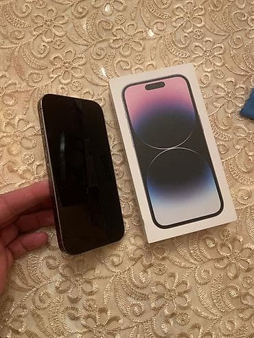 IPhone 14 Pro Max, 256 GB, Jet Black, Sənədlərlə