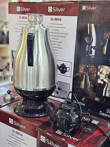 Elektrikli samovar silver model: sl-0056 elektri̇k semaver 5l — 3