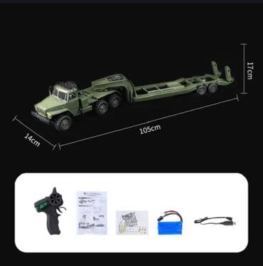 transmitter: WPL B36-3 RC Military (herbi) car. 2.4Ghz Remote Control. 6WD. Li-ion — 7