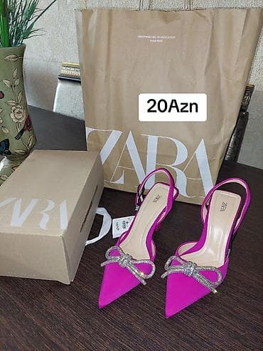 zara ayaqqabı: Zara alınıb 150 Azn,satılır 20Azn.Bir dəfə geyinilib.37 ölçüdür — 1
