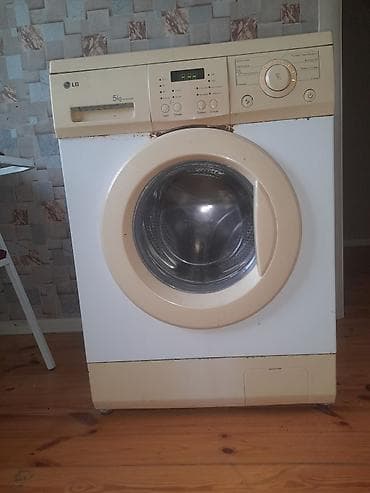 LG önyükləməli paltaryuyan maşın - Yükləmə həcmi: 5 kq - İdarəetmə