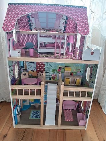 Ручные механические инструменты: Taxta Kukla Evi – 3 mərtəbə, zəngin mebel dəsti ilə,əla vəziyyətdədi,2 — 4