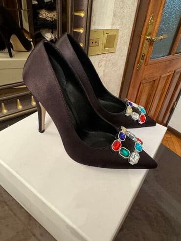 b class makasin: Tuflilər, Ölçü: 37, rəng - Qara, Yeni — 4