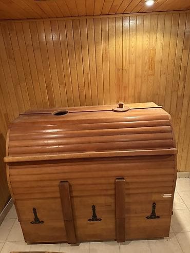manikur masa: Məhsul: Taxta mini sauna/kapsul (oturaq-buxar kapsulu) Təsvir: - Tam — 2