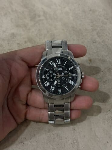 orginal saat: Qol saatı, Fossil, rəng - Gümüşü — 3