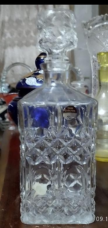 xrustal qrafin: Rəng - Ağ, Xrustal, 1 l — 1