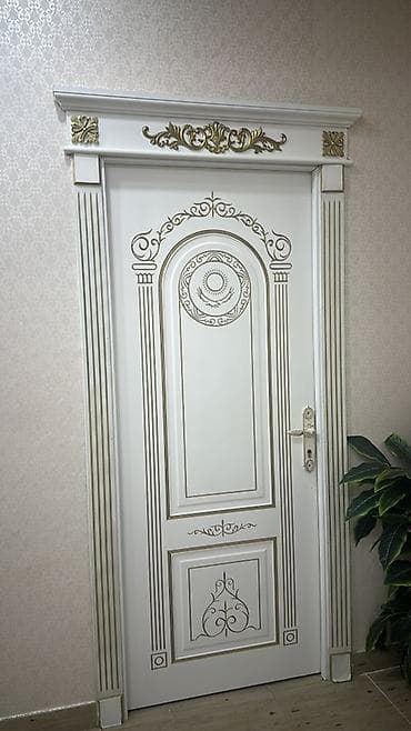 otaq qapi: Klassik dizaynlı daxili qapı ( 4 ədəd eyni bu qapıdan 200m) - Rəng — 1