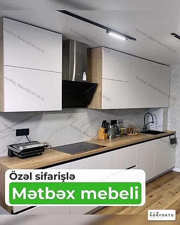 3d defter: Sifarişlə mətbəx dəsti, Özü çəkən petlələr, Sadə laminat, Kredit yoxdur — 1