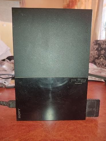 pult az: PlayStation 2 Slim komplekti - Konsol: PlayStation 2 Slim (qara) - — 4