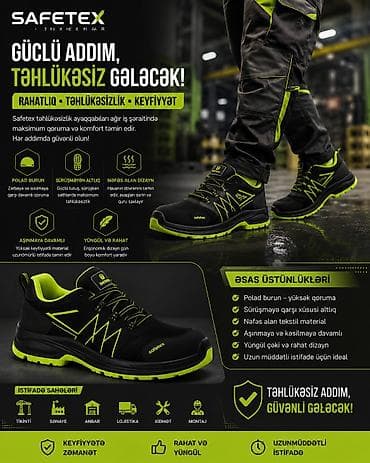 brend ayaqqabılar: Safetex Workwear təhlükəsizlik ayaqqabıları – ağır iş şəraitində — 3